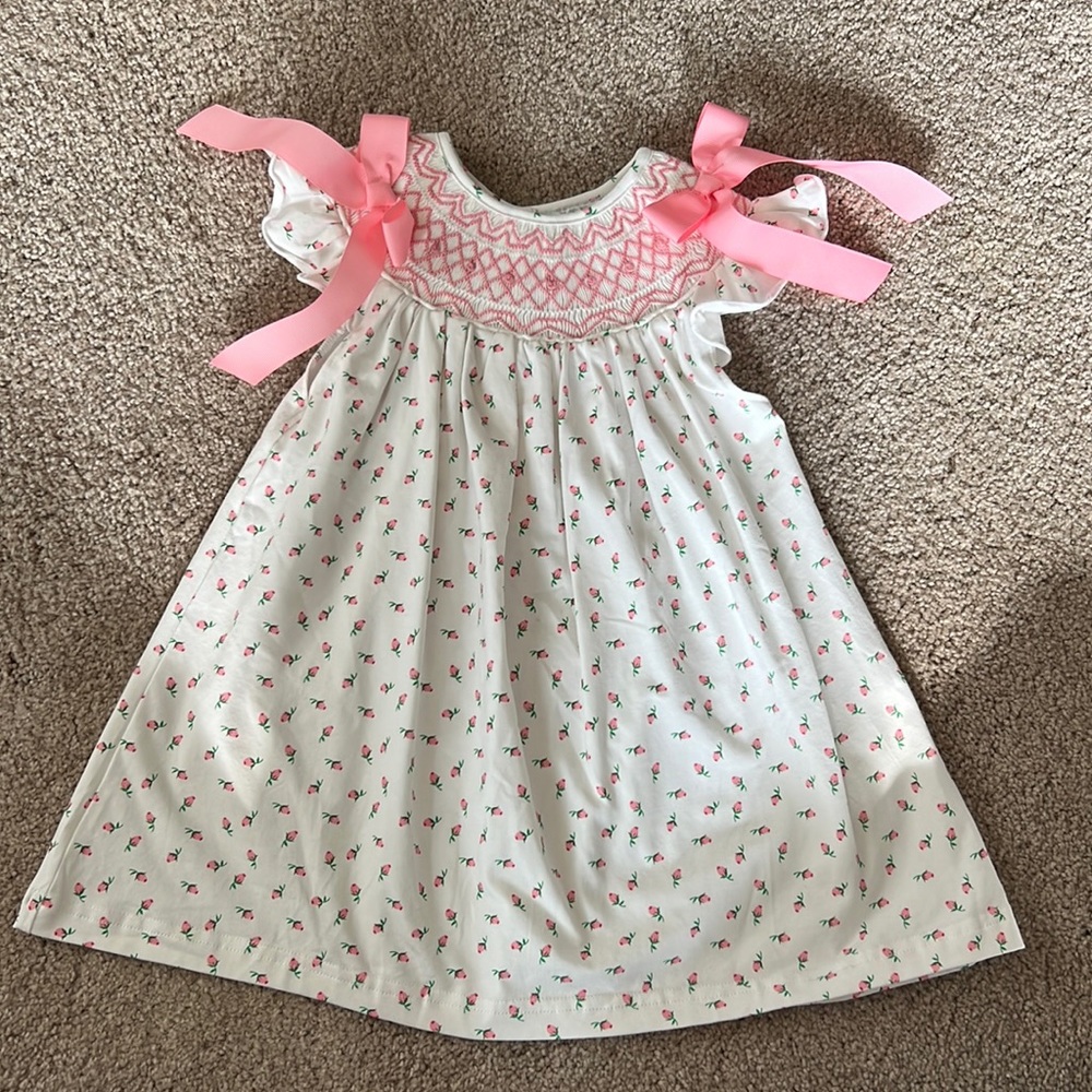 Cecil & Lou Smocked Dress 18M EUC